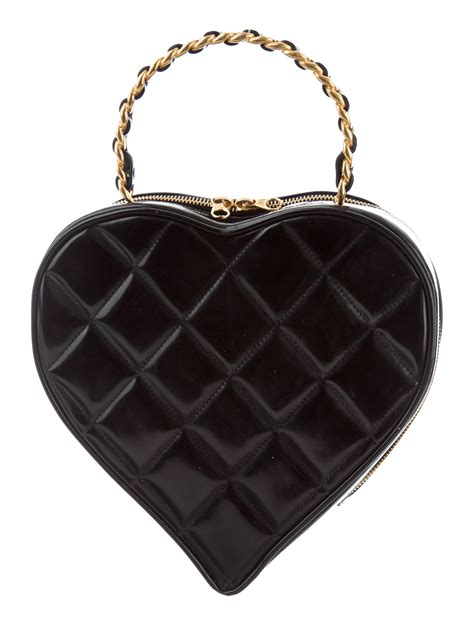 tracolla chanel moschino|Vintage Heart Bag .